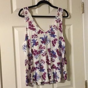 Floral tank top